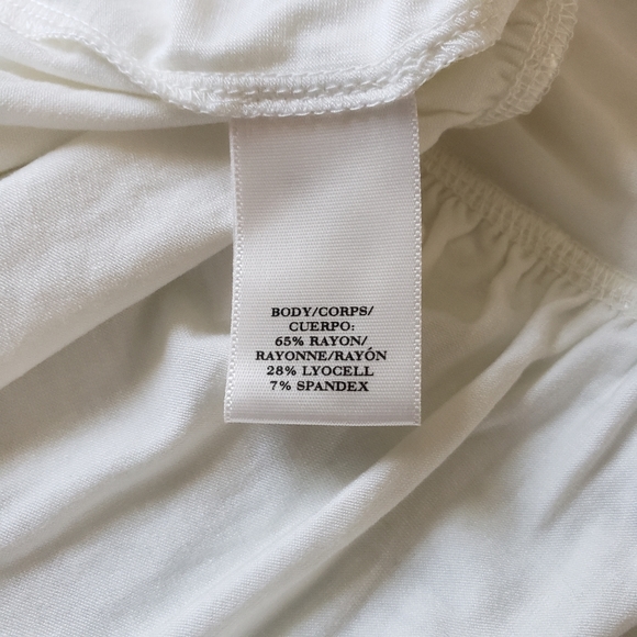 Ann Taylor XXL White Peplum Blouse - Picture 7 of 8